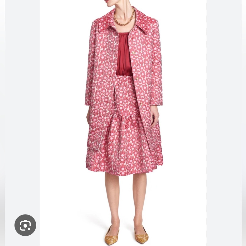 Corey Lynne Calter Pink Floral Coat size Medium